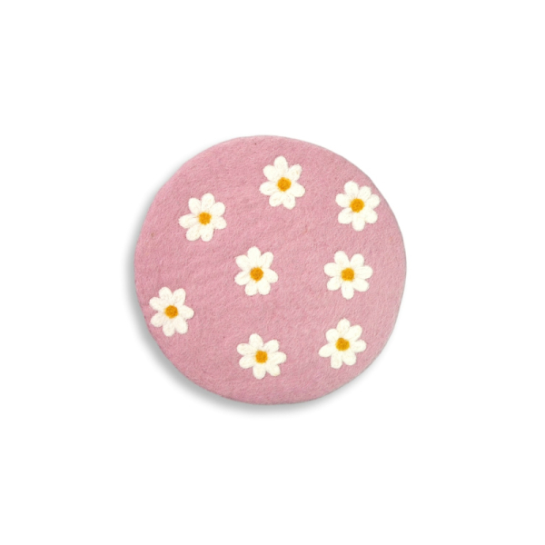 Untersetzer Blüten, rosa (Ø ca. 21 cm)